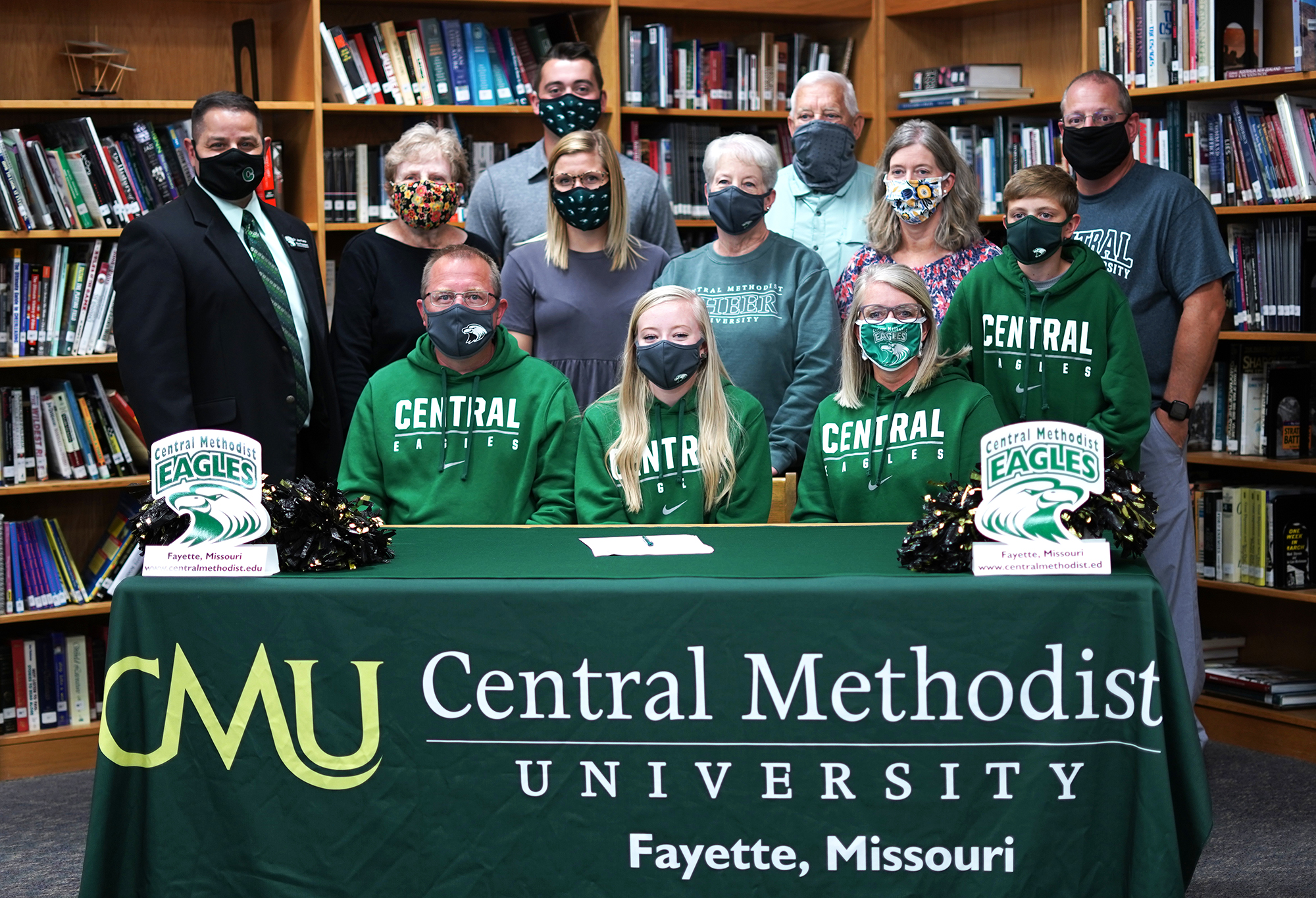 Alexander family at signing