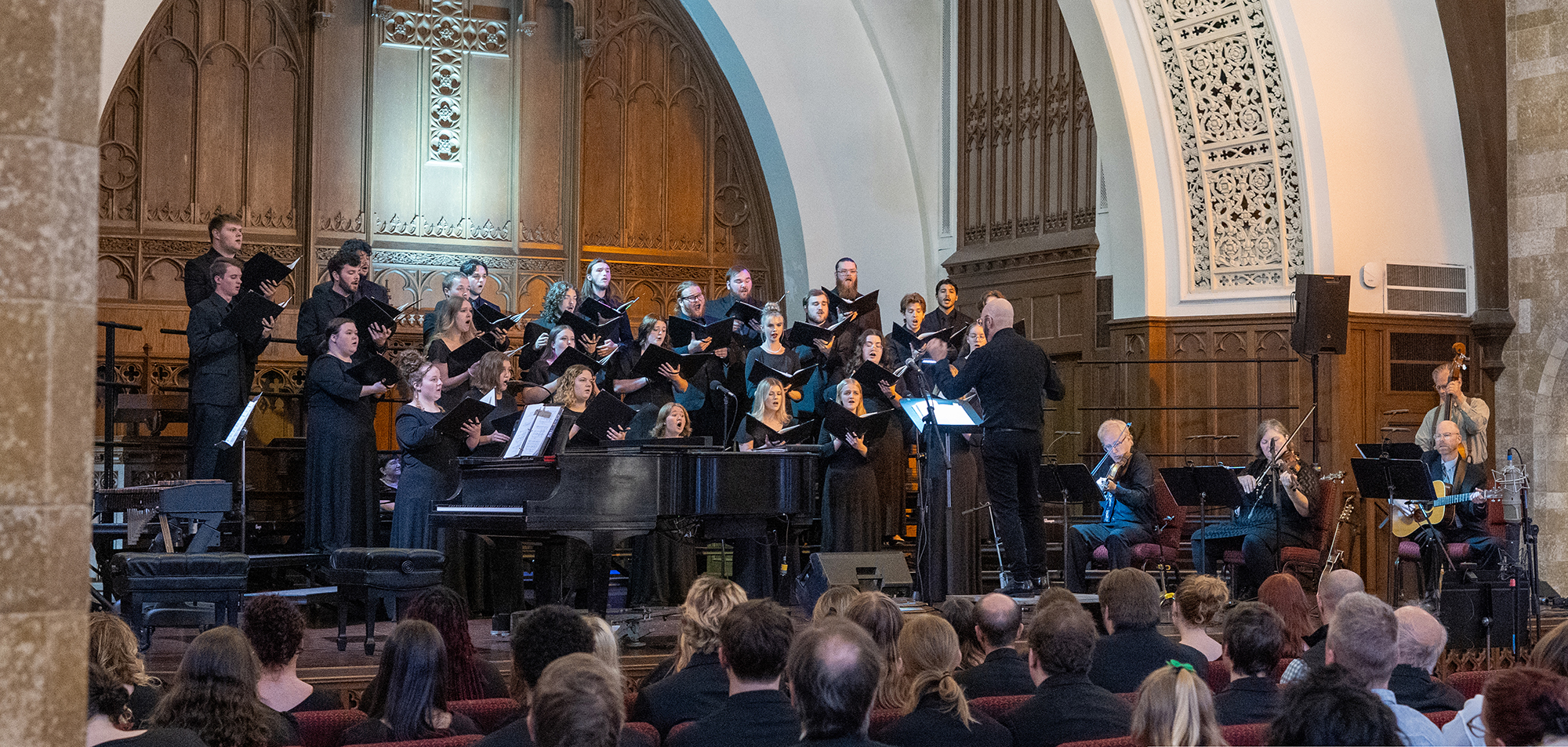 Choir at Bluegrass Weekend church service