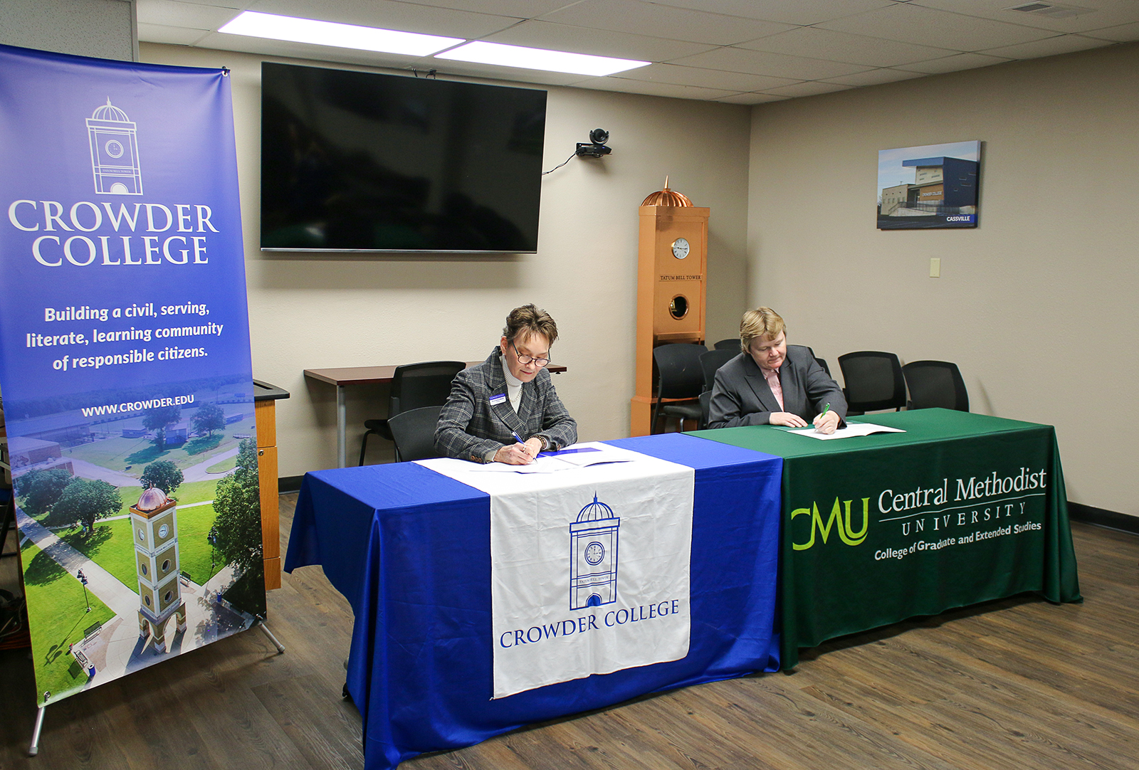 Crowder College, Central sign articulation agreement