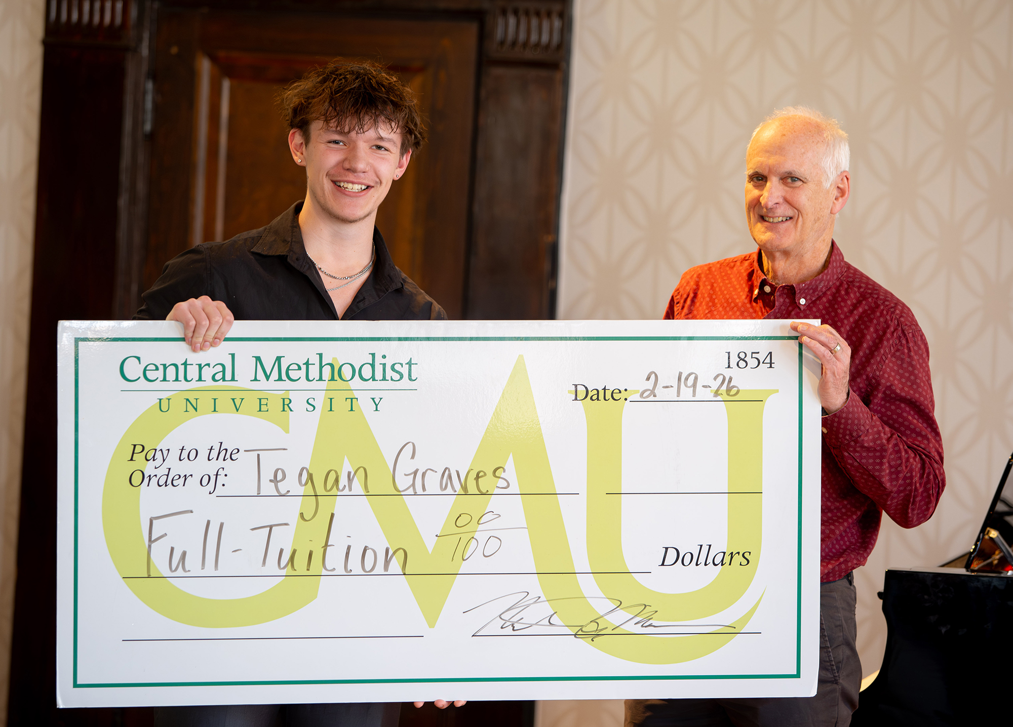 Tegan Graves and Dr. Mark Kelty