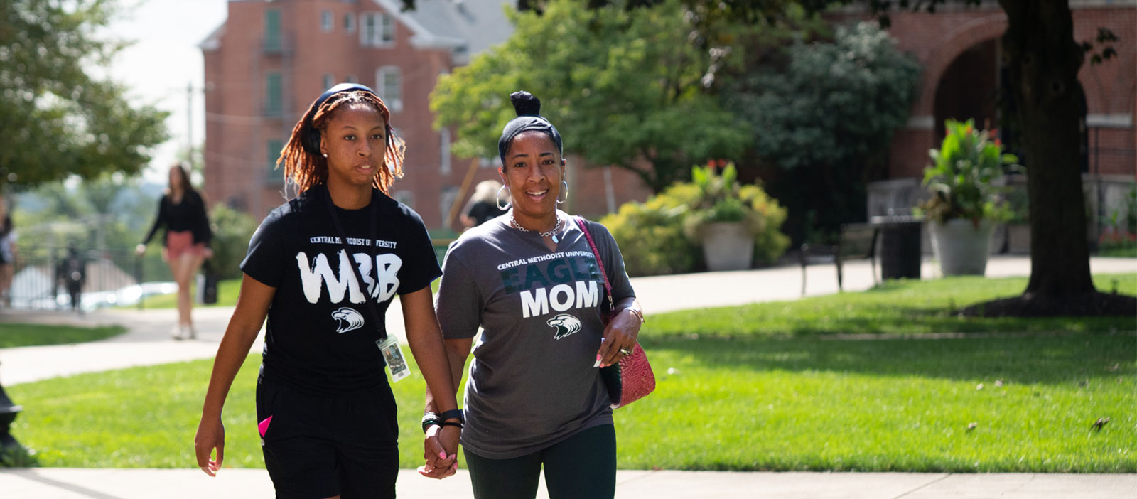 Central family on move-in day