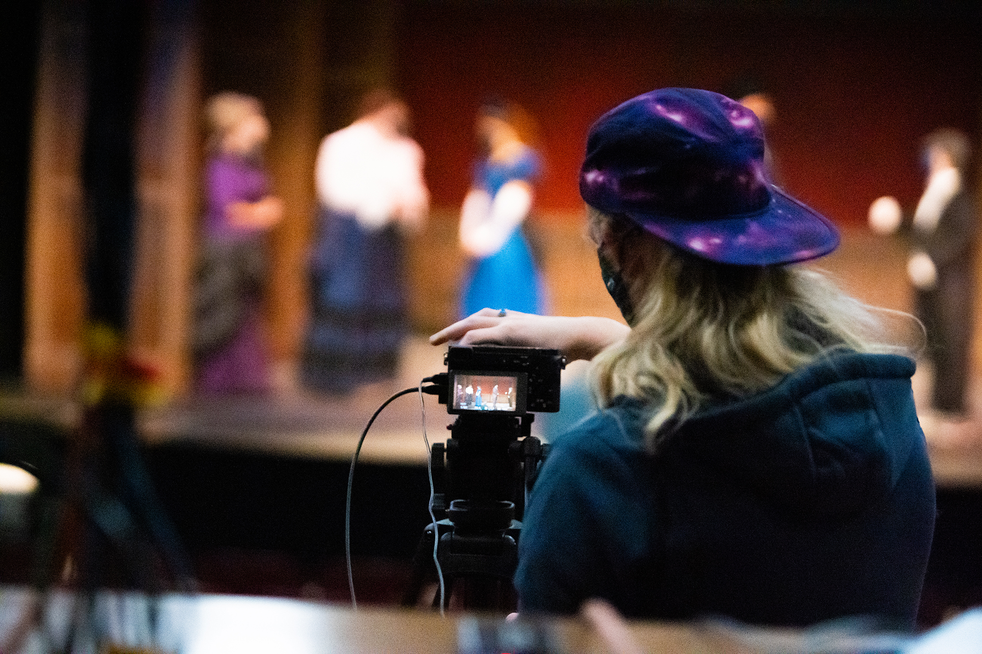 Filming shows at the Little Theatre