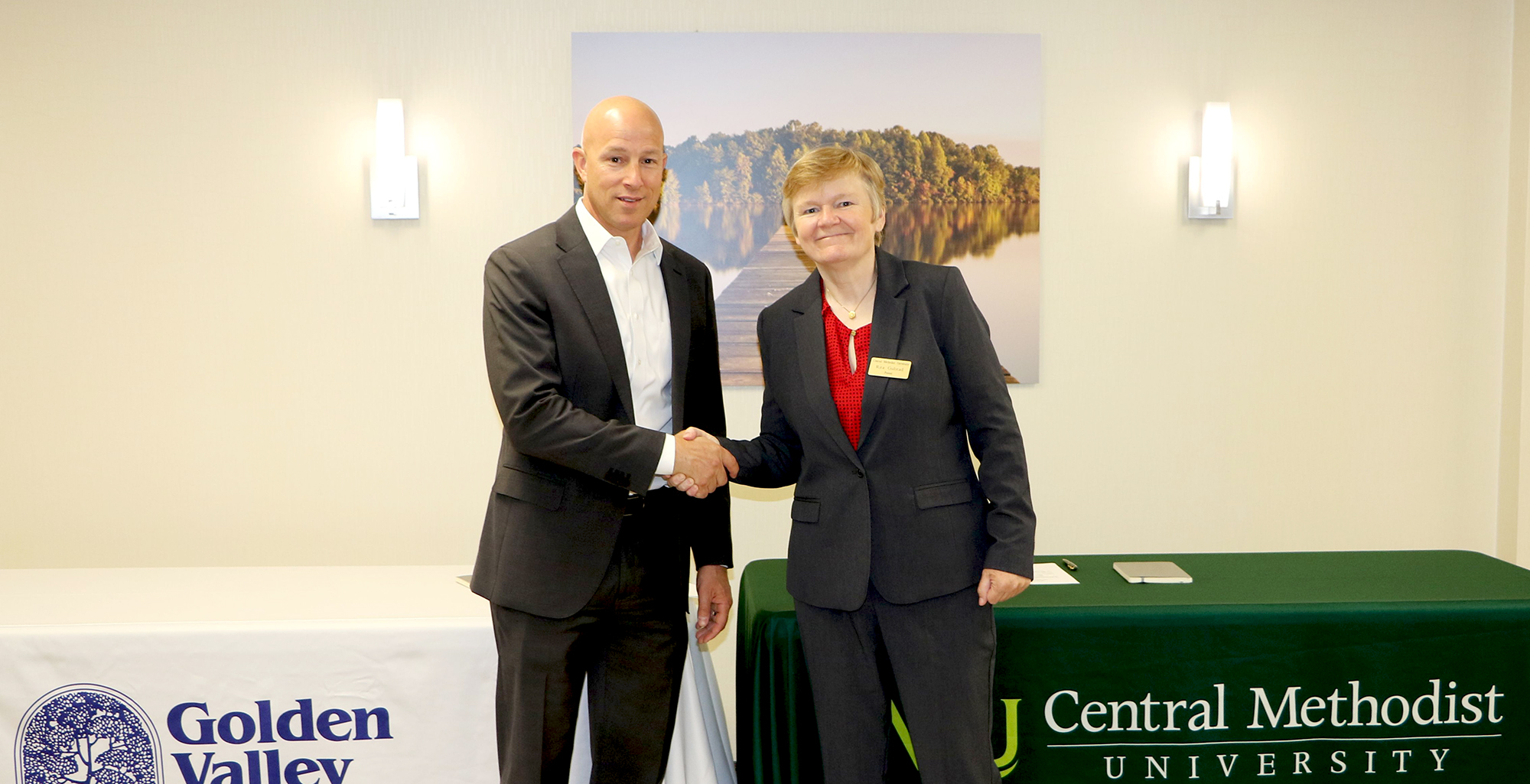 Craig Thompson and Dr. Rita Gulstad