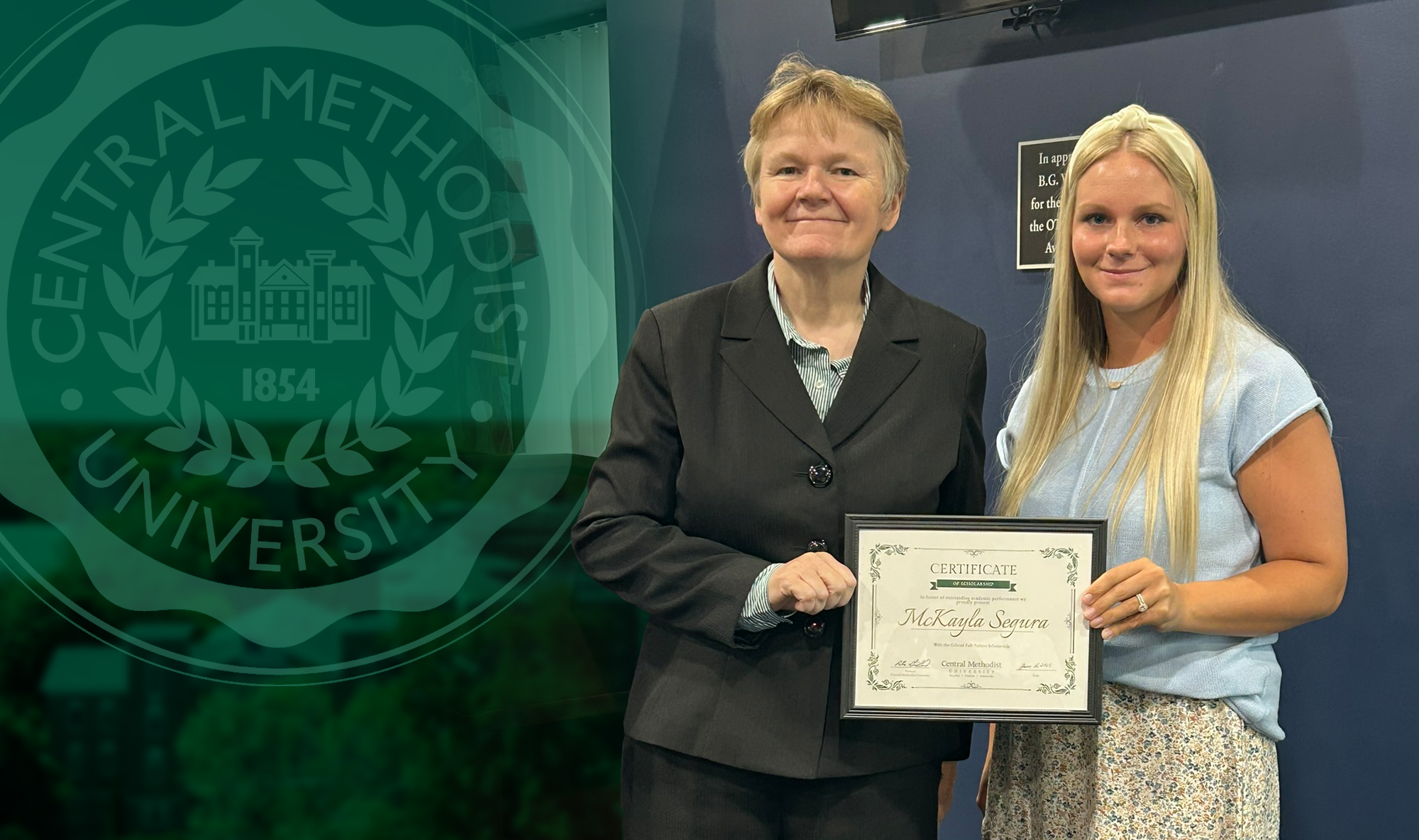 Dr. Rita Gulstad and McKayla Segura