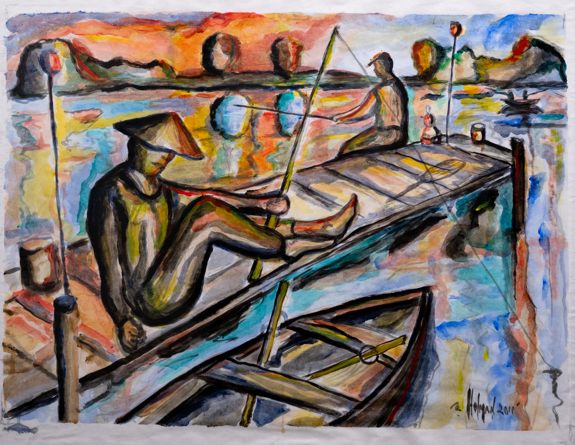 'Fishing' by John Michael Holman