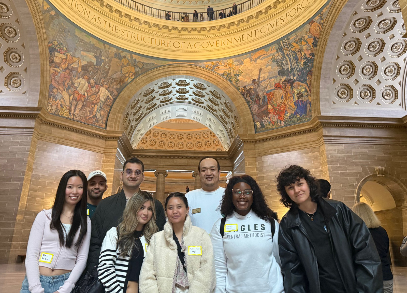 CMU international students in the State Capitol