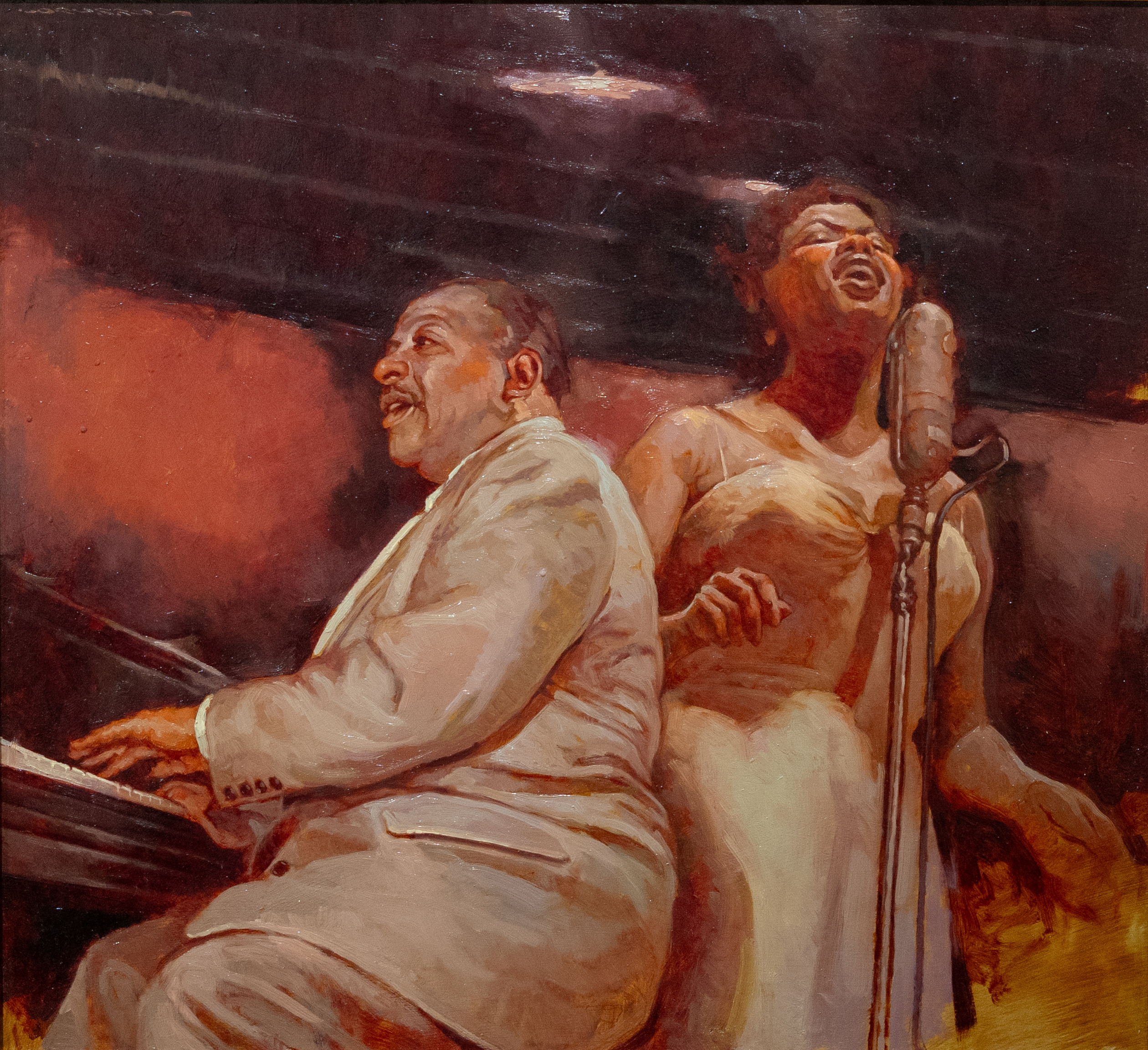 Oil painting Duet by Joseph Lorusso