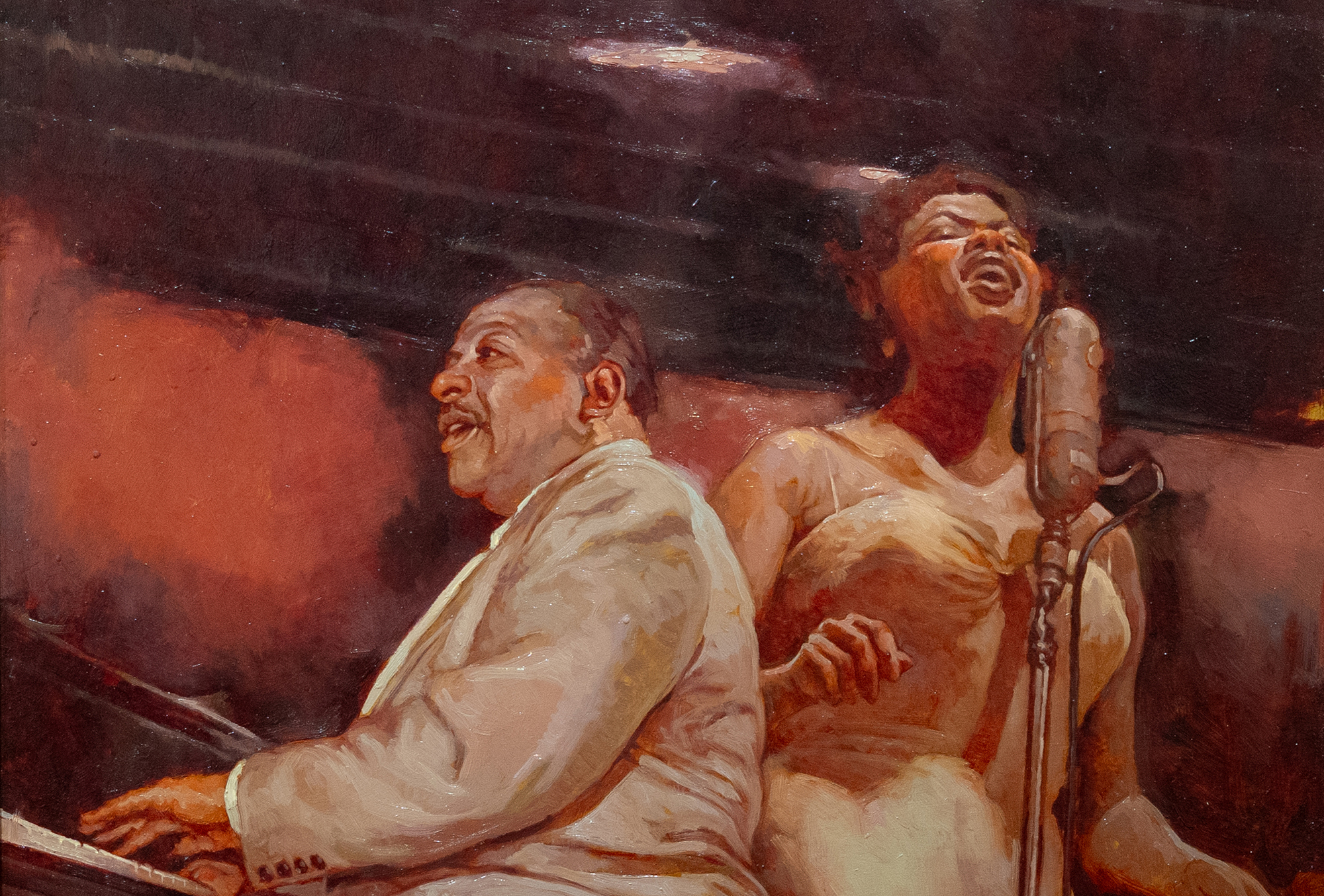 Oil painting Duet by Joseph Lorusso