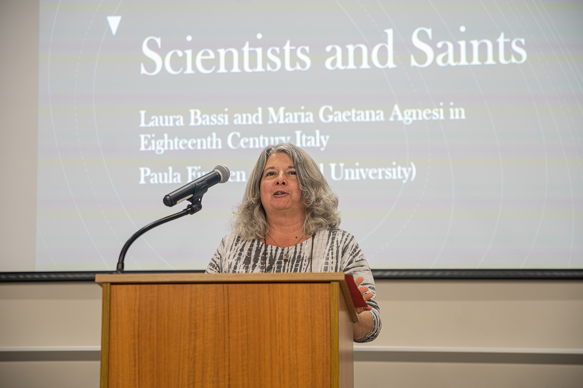 Paula Findlen gives Perry Lecture