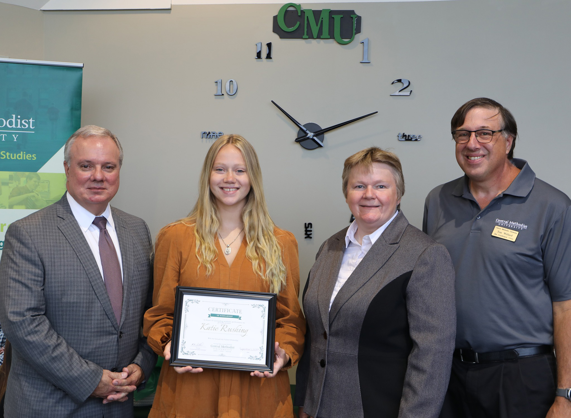 Katie Rushing receives Gulstad Transfer Scholarship