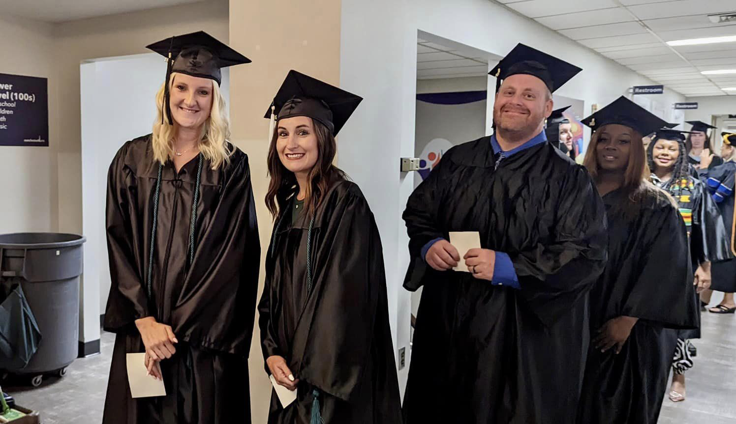 Graduates at St. Louis commencement