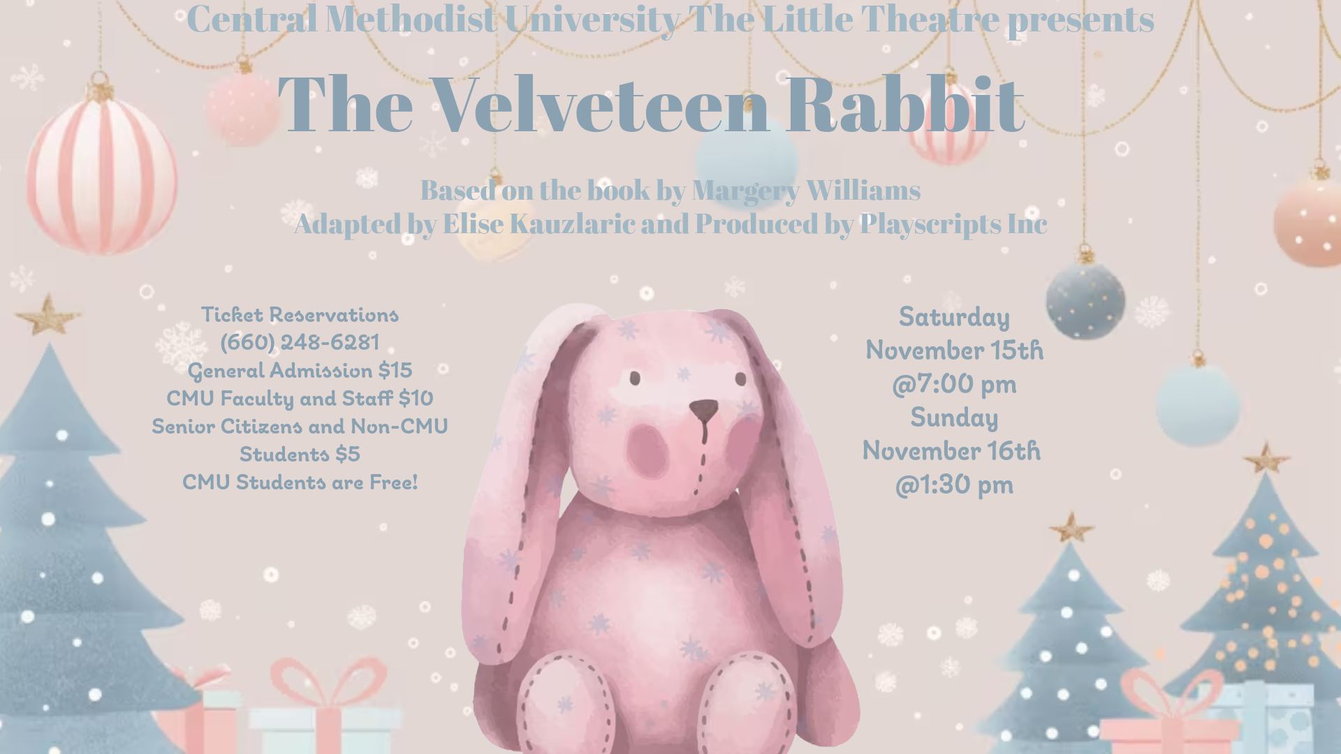 Show information for The Velveteen Rabbit