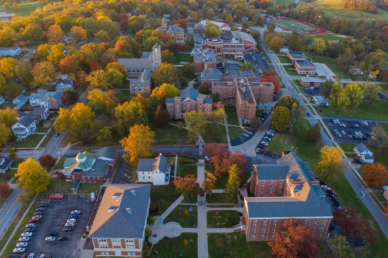 Campus overhead photo