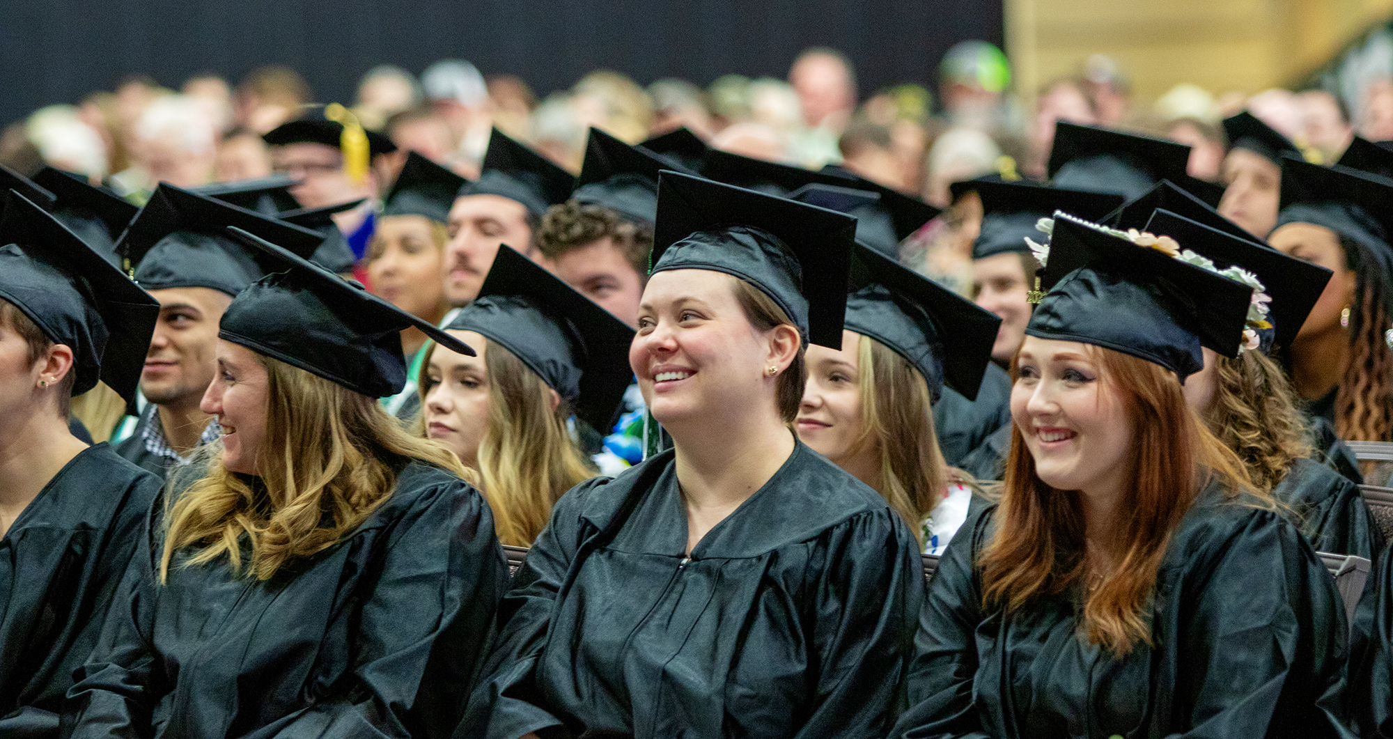 Graduates at the winter 2023 commencement