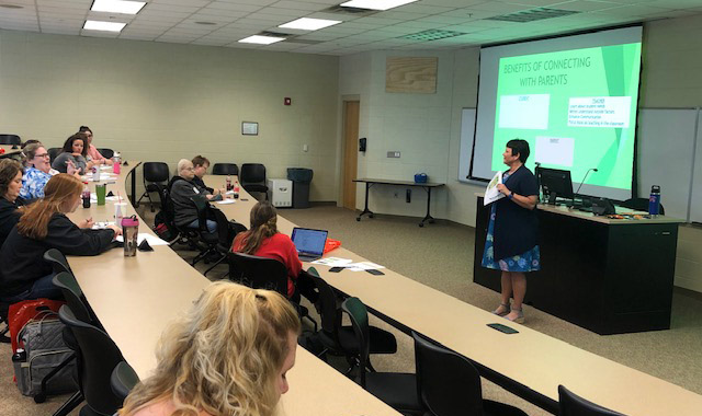 Suzi Kidd at the Teacher Energizer workshop